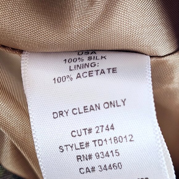 Trina Turk Silk One Shoulder Sleeveless Floral Dress Size 10 - Picture 7 of 7